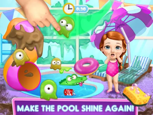 Sweet Baby Girl Hotel Cleanup android App screenshot 1