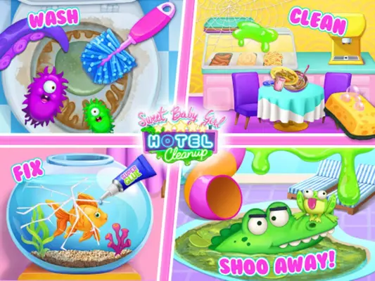 Sweet Baby Girl Hotel Cleanup android App screenshot 3